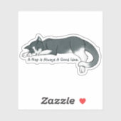 昼寝子猫 シール (シート)