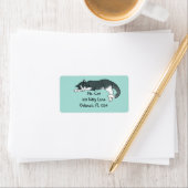 昼寝子猫 ラベル (インサイチュ)