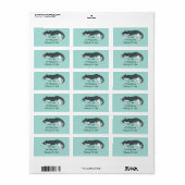 昼寝子猫 ラベル (フルシート)