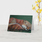 昼寝忘れを取らないで…あいさつ空白のカード カード (黄色い花)