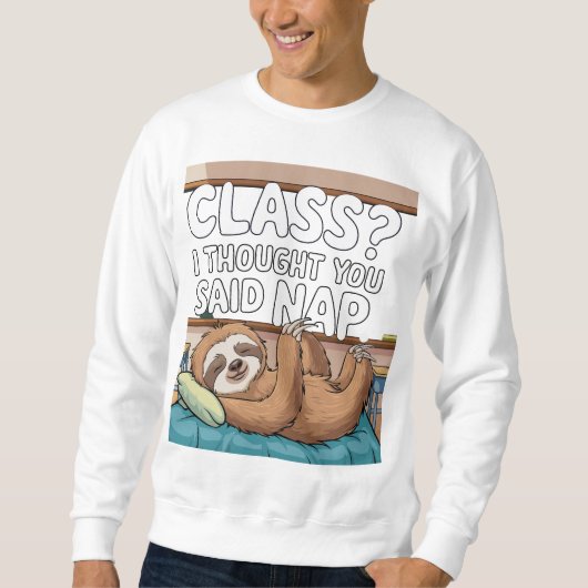 昼寝愛好家にぴったりのティー!T-シャツ スウェットシャツ (正面)