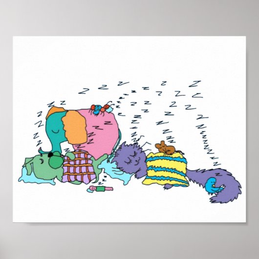 昼寝時間 ポスター (正面)