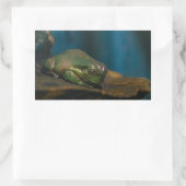 昼寝時間 長方形シール (バッグ)