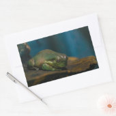 昼寝時間 長方形シール (封筒)