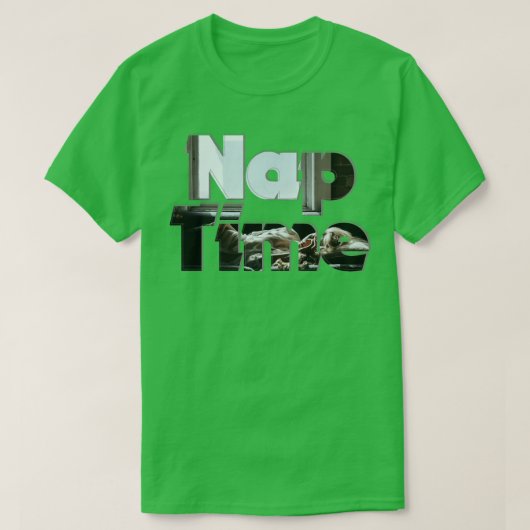 昼寝時間 Tシャツ (デザイン正面)
