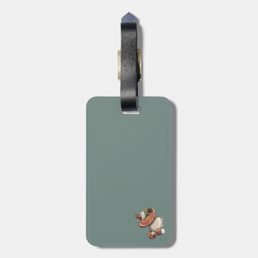 昼寝格言 ラゲッジタグ (裏面縦)