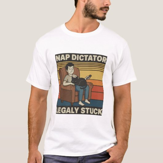 昼寝独裁者Tシャツ Tシャツ (正面)