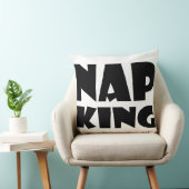 昼寝王BLACK及び白の枕 クッション (椅子)