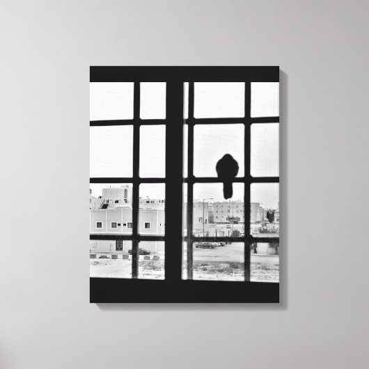 昼寝用の鳩 キャンバスプリント (正面)