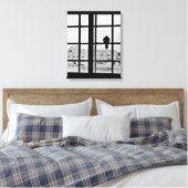 昼寝用の鳩 キャンバスプリント (インサイチュ (寝室))