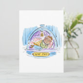 昼寝脚 招待状 (スタンド正面)