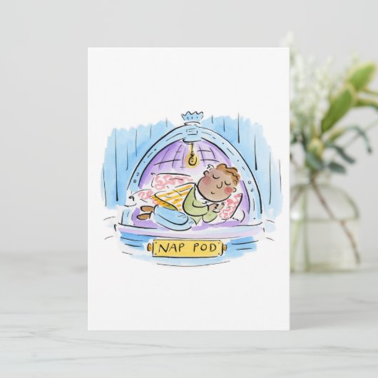 昼寝脚 招待状 (スタンド正面)