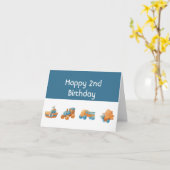 昼寝遊リピーおもしろいおもちゃカスタム誕生日2回目 カード (黄色い花)