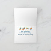 昼寝遊リピーおもしろいおもちゃカスタム誕生日2回目 カード (内部)