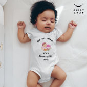 昼寝食べ、リピートおもしろい感謝祭引用文 ベビーボディスーツ