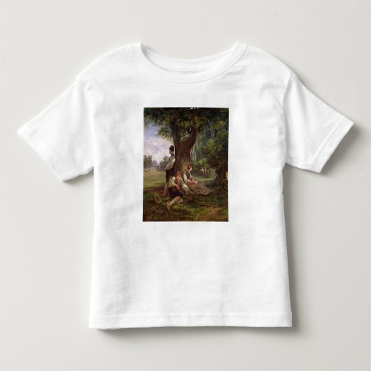 昼寝1841年を持っている小作人 トドラーTシャツ (正面)