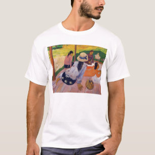 「昼寝」の-ポール・ゴーギャンのTシャツ Tシャツ