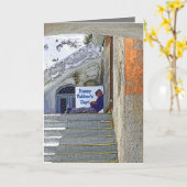 昼寝 カード (黄色い花)