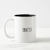 昼寝 ツートーンマグカップ (左)