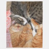 昼寝 フリースブランケット (正面)