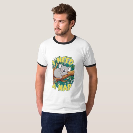 昼寝 Tシャツ (正面フル)