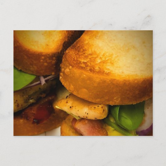 昼時招待状はがき ポストカード (正面)