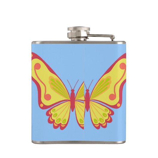 昼蝶 フラスク (裏面)