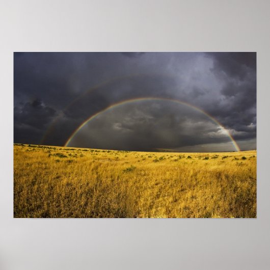 昼過ぎに霧の中に現れる虹 ポスター (正面)