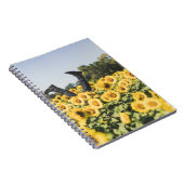 昼間のひまわり畑 ノートブック (右側)