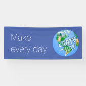 昼間のアースデー 横断幕 (横)