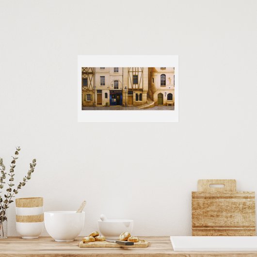 昼間のパリ ポスター (キッチン)