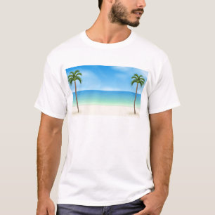 昼間のビーチ場面: Tシャツ