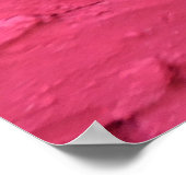 昼間のピンクコンクリート壁 ポスター (角)