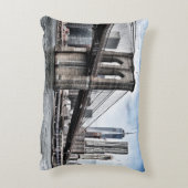 昼間のブルックリン橋 アクセントクッション (裏面(縦))