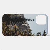 昼間の山近くの緑の松 Case-Mate iPhoneケース (裏面 (横))
