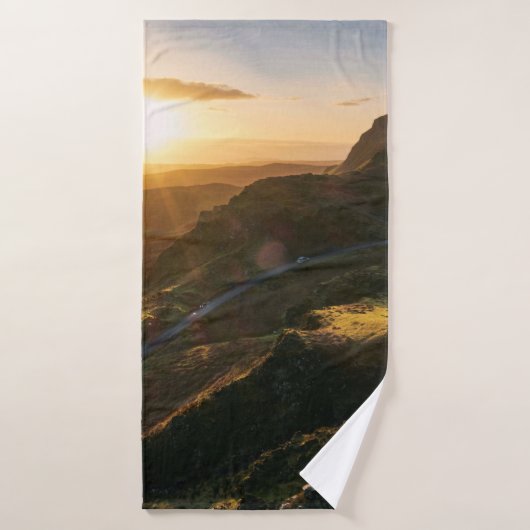 昼間の山 バスタオル (バスタオル)