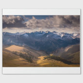 昼間の山 ラッピングペーパー (フラット)