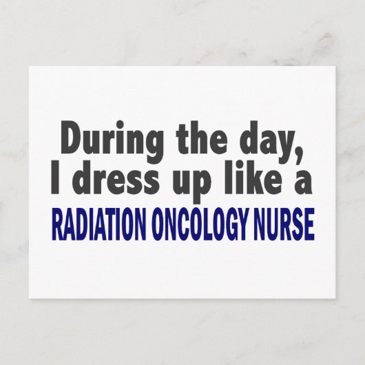 昼間の放射線腫瘍学ナース ポストカード (正面)