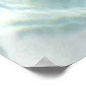 昼間の水に反射する光 ポスター (角)