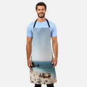 昼間の海岸の人々 エプロン (着用した状態)