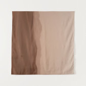 昼間の白空の下の砂漠 タペストリー (正面(横))