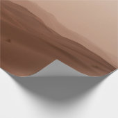 昼間の白空の下の砂漠 ラッピングペーパー (角)