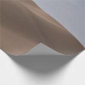 昼間の白空の下の茶色の砂漠 ラッピングペーパー (角)