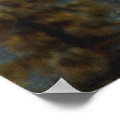 昼間の緑の木 ポスター (角)