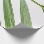 昼間の緑葉植物 ラッピングペーパー (角)