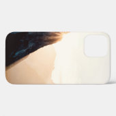 昼間の茶色の岩山 Case-Mate iPhoneケース (裏面 (横))