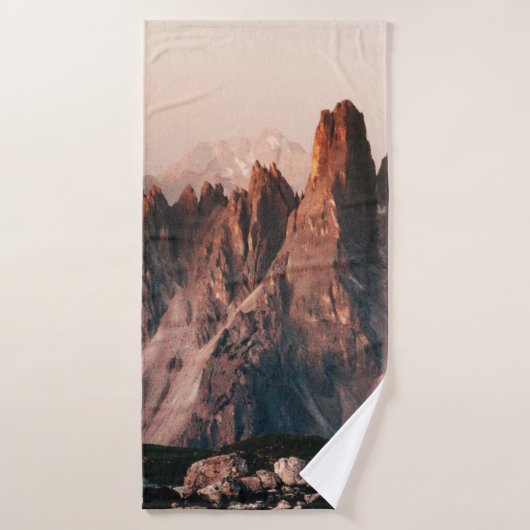 昼間の褐色岩形成 バスタオル (バスタオル)