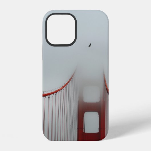 昼間の赤い橋 iPhoneケース (裏面)