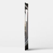 昼間の都市の飛行機の窓からの眺め Case-Mate iPhoneケース (裏面 / 左)