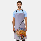 昼間は洋行に乗る人が乗る エプロン (着用した状態)